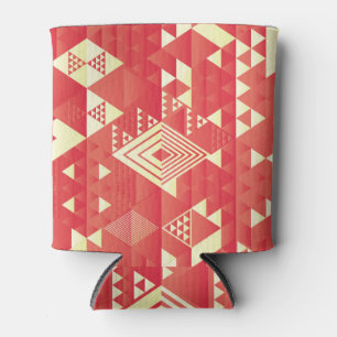 Dekorative geometrische, abstrakte Vintage Element Dosenkühler