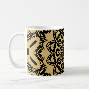 Dekorative Gestaltung im orientalischen Stil. Farb Kaffeetasse