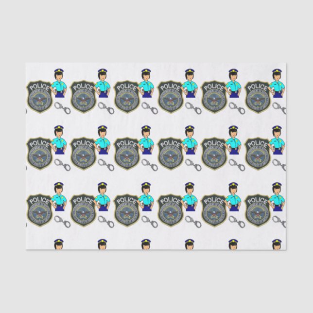 Dekorative Gewebepapierpolizei Seidenpapier (Vorderseite)