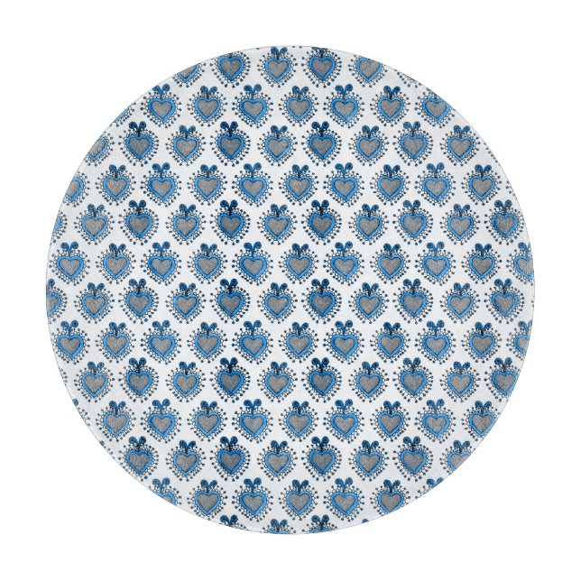 Dekorative Glasschneideplatine Schneidebrett (Vorderseite)