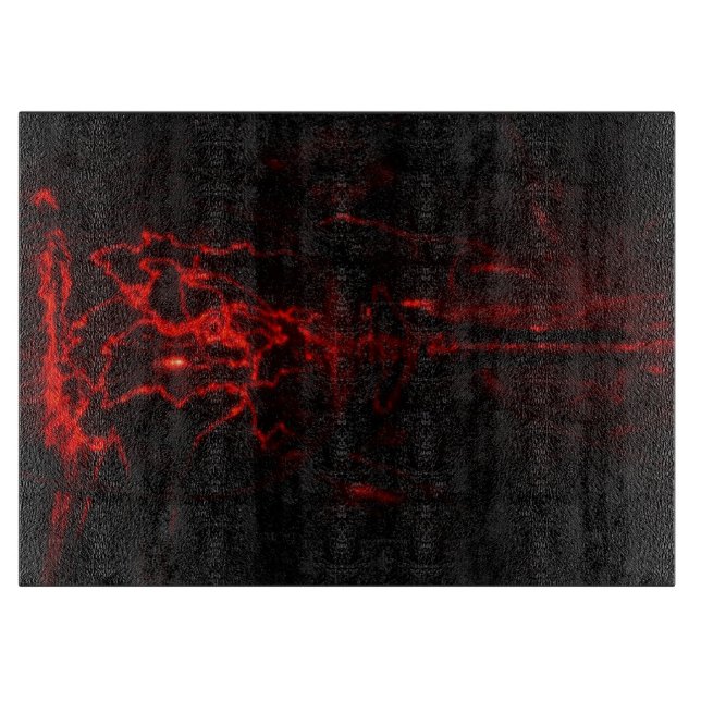 Dekorative Glasschneideplatine Schneidebrett (Vorderseite)