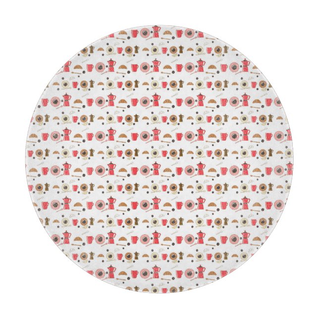 Dekorative Glasschneideplatine Schneidebrett (Vorderseite)