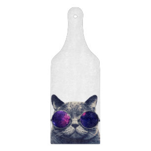 Dekorative Glasspaddel Schneidebrett