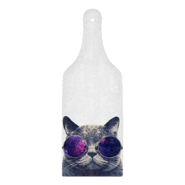 Dekorative Glasspaddel Schneidebrett (Vorderseite)