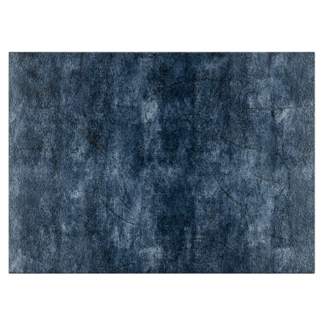 Dekorative Glaszuschnitt/Denim Schneidebrett (Vorderseite)