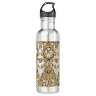 Dekorative Gold Wasserflasche Edelstahlflasche
