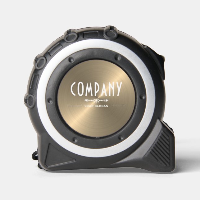 Dekorative Goldmetalleffekte Name des Unternehmens Maßband (Vorderseite)