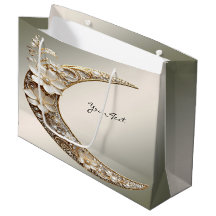 Dekorative Halbmondrahmen-Geschenktasche