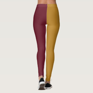 Dekorative Hälfte und Hälfte Leggings
