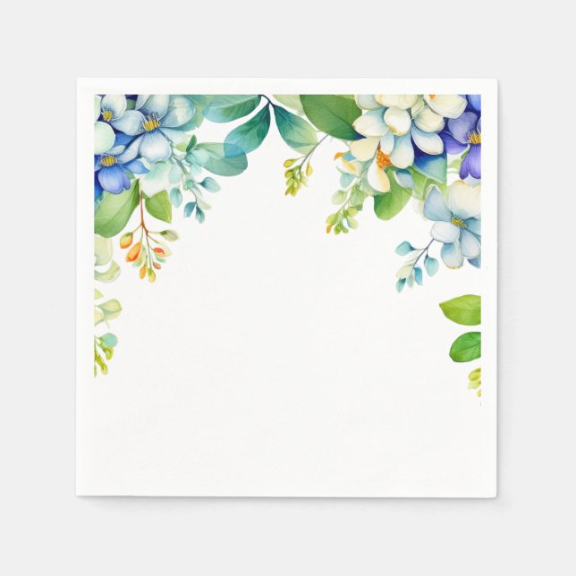 Dekorative hängende Blumen Serviette (Vorderseite)