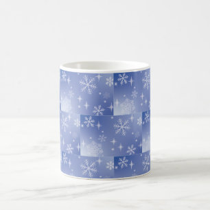Dekorative Holiday Snowflake Tasse
