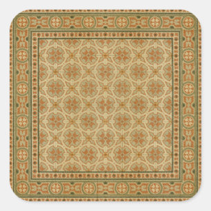 Dekorative italienische Mosaikfliesen von Vision S Quadratischer Aufkleber