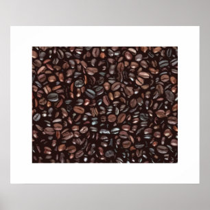 Dekorative Kaffeemaschine Poster