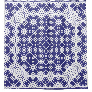 Dekorative Keramik Azulejo Fliesen. Minimal de Duschvorhang