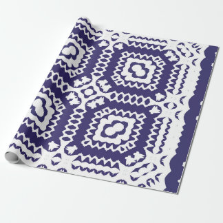 Dekorative Keramik Azulejo Fliesen. Vintage Geschenkpapier