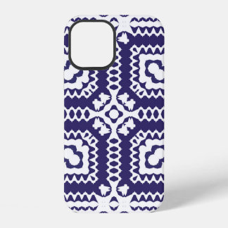 Dekorative Keramik Azulejo Fliesen. Vintage iPhone 12 Hülle