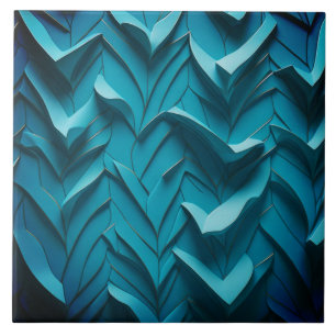 Dekorative Keramik Tile " Türkiswaves X" Fliese