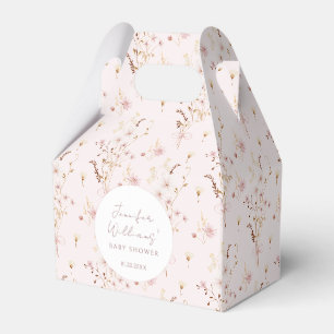 Dekorative kleine Wildblumen-Babymädchen-Party Süß Geschenkschachtel