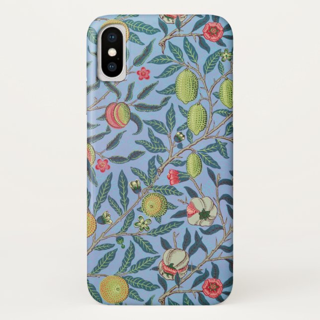 Dekorative Kunst Frucht William Morris Muster Case-Mate iPhone Hülle (Rückseite)