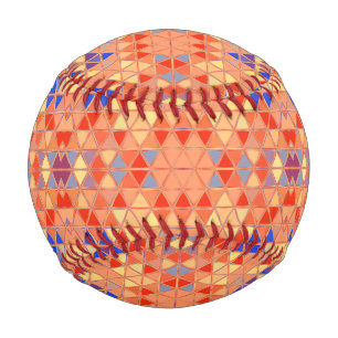 Dekorative Kunst - Mosaik - Arlequin - Farben Baseball