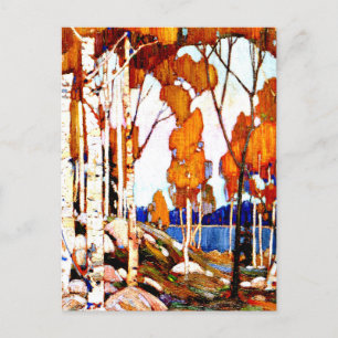 Dekorative Landschaft von Tom Thomson Postkarte