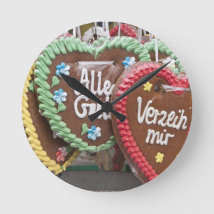 Dekorative Lebkuchen Kekse Runde Wanduhr