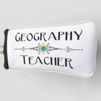 Dekorative Linie für Geografie-Lehrer