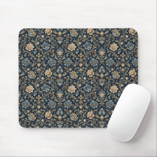Dekorative Luxus-Blumenornamentik Mousepad