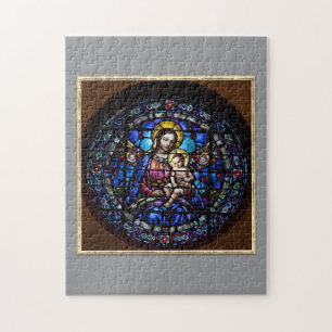 Dekorative Madonna und Kind Puzzle