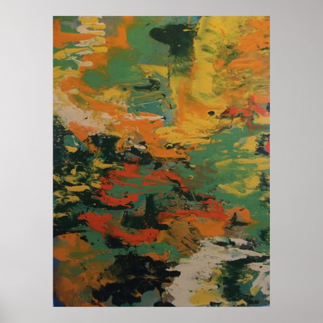 Dekorative Malerei Poster (Vorne)