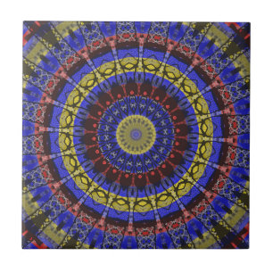 Dekorative Mandala-Keramikfliese Fliese