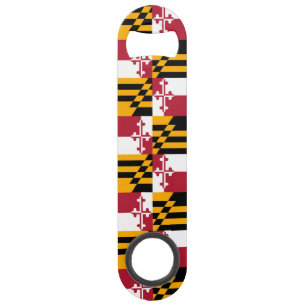Dekorative Maryland-Staats-Flagge Speedflaschenöffner