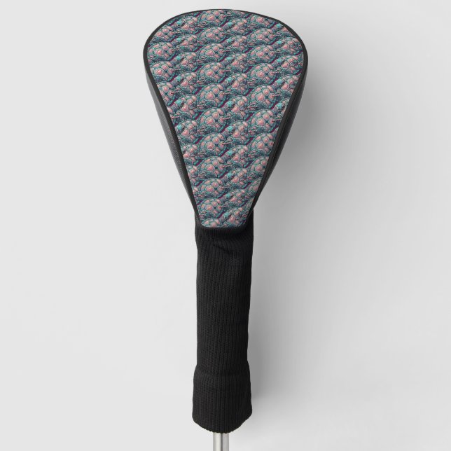 Dekorative Meeresschildkröte Golf Headcover (Vorderseite)