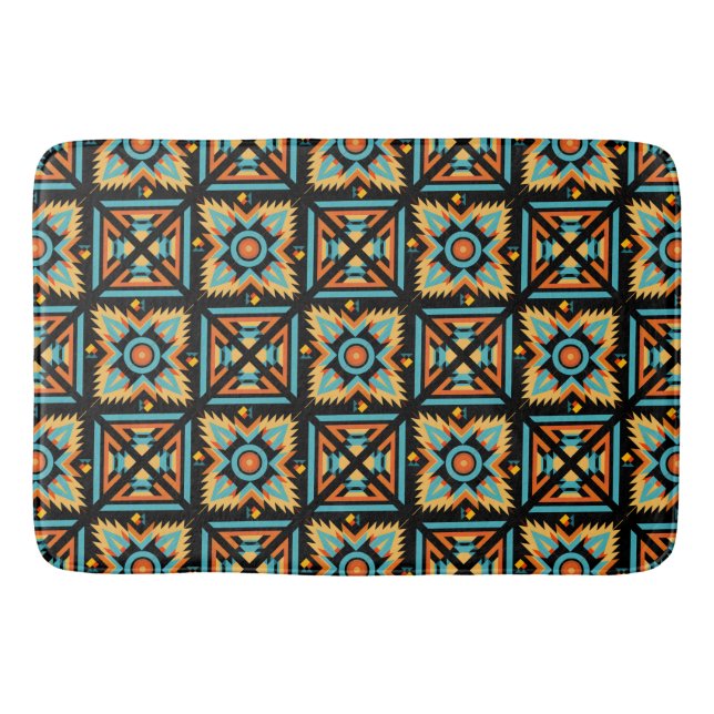 Dekorative Mosaikplätze Badematte (Vorderseite)