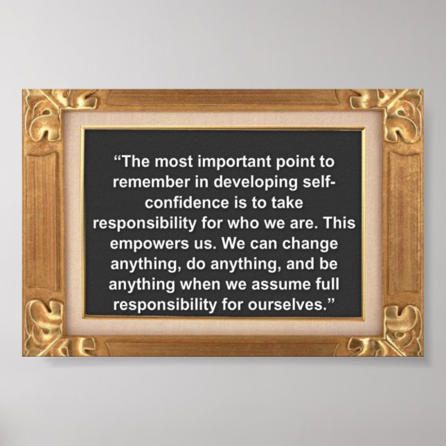 Dekorative Motivierend Quotes Poster (Vorne)
