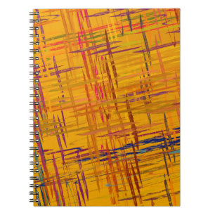 Dekorative Ölmalerei. Dynamik und Kunst. 2d Notizblock