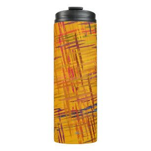 Dekorative Ölmalerei. Dynamik und Kunst. 2d Thermosbecher