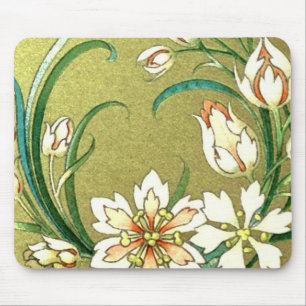 Dekorative Pflanzen und Blumen - Liebe-Grün Mousepad
