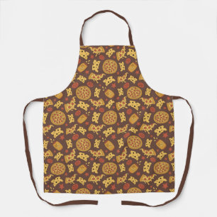 Dekorative Pizza Pattern Schürze