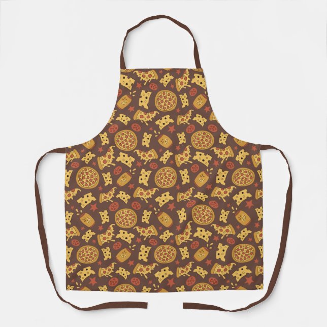 Dekorative Pizza Pattern Schürze (Vorderseite)