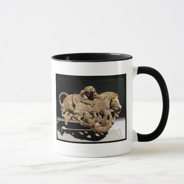 Dekorative Plakette, die einen wilden Eber Tasse (Rechts)