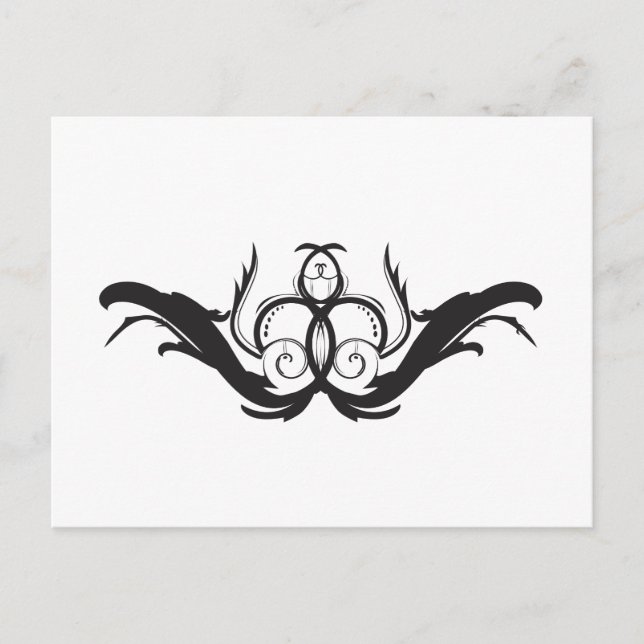 Dekorative Postkarte (Vorderseite)