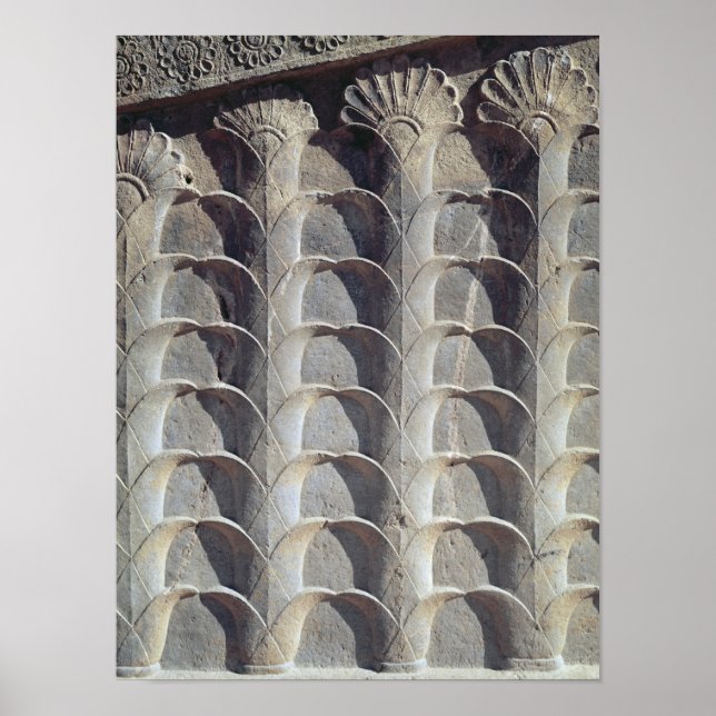 Dekorative Reliefs aus der Osttreppe Poster (Vorne)