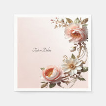 Dekorative rosa und weiße Blumen