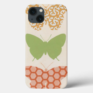 Dekorative Schmetterlings-Muster auf iPhone 13 Hülle