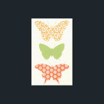 Dekorative Schmetterlingsmuster auf Cremehintergru Leinwanddruck<br><div class="desc">Der cremefarbene Hintergrund dieses "June Erica Vess"-Stücks ermöglicht es, die Farben der Schmetterlingsmuster vom Druck abzuspringen. Wenn Sie moderne Kunst oder einfach nur Liebe Schmetterlinge Liebe, das ist das Stück für Sie!</div>