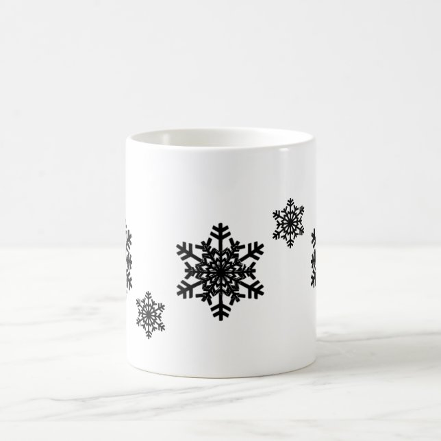 Dekorative Schneeflocke Tasse (Mittel)