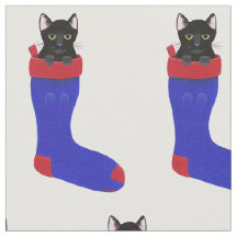 Dekorative schwarze Katze im