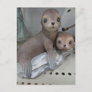 Dekorative Siegel Postkarte