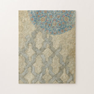 Dekorative Silber Tapestyle-Blumenarrangements Puzzle